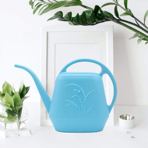 Sky Blue Watering Can - 1/2 Gallon - Small Plant Watering Pot Indoor Outdoor - Image 5