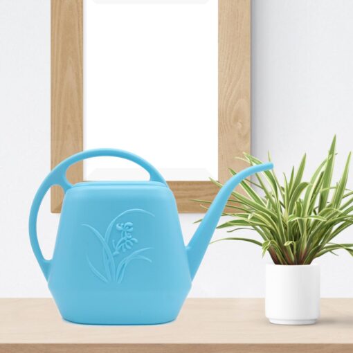 Sky Blue Watering Can - 1/2 Gallon - Small Plant Watering Pot Indoor Outdoor - Image 4