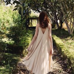 Sleeveless Cotton Summer Dress Women's Mid-Calf Casual Sundress