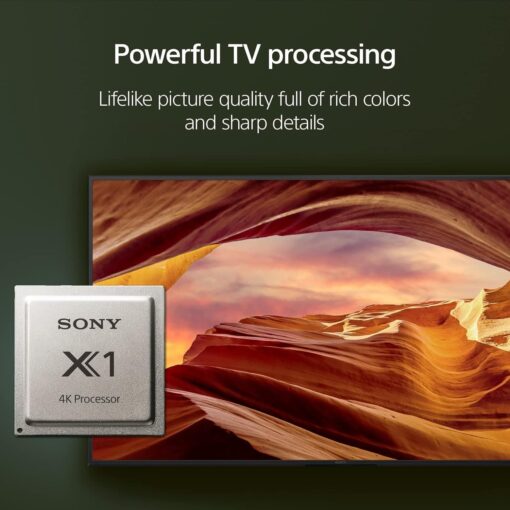 Sony 50-Inch 4K Ultra HD Smart Google TV - X77L Series (2023) | KD50X77L - Black - Image 2