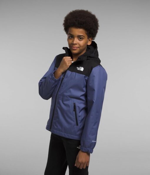 The North Face Boys' Warm Storm Rain Jacket - Kids' Waterproof Hooded Coat - Image 2