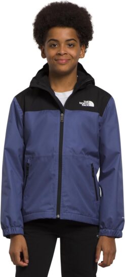 The North Face Boys' Warm Storm Rain Jacket - Kids' Waterproof Hooded Coat