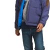 The North Face Kids' Reversible Perrito Hooded Jacket - Cave Blue - Size 3T