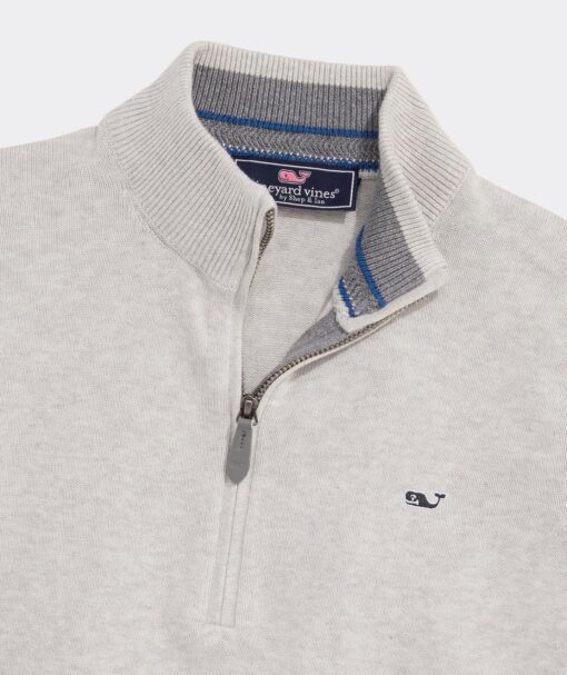 vineyard vines Boys' Boathouse Quarter-Zip Pullover - Kids' Performance Fleece Sweatshirt - Image 3
