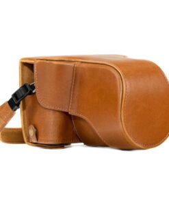 Vintage Leather Camera Case for Fujifilm X-T30 X-T20 X-T10 - Retro Cover with Battery Access & Strap