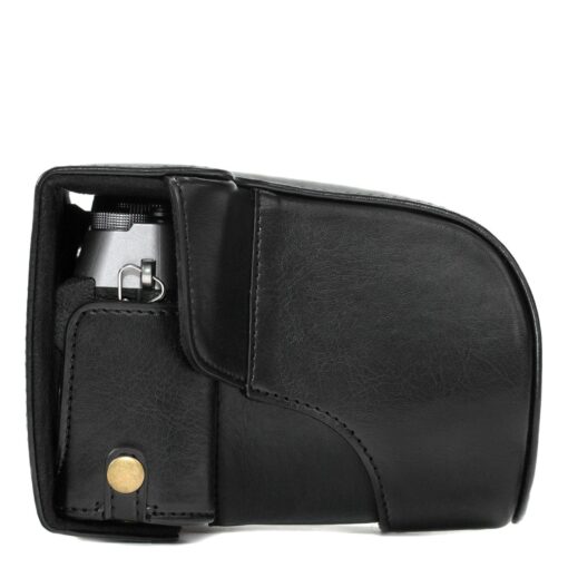 Vintage Leather Camera Case for Fujifilm X-T30 X-T20 X-T10 - Retro Cover with Battery Access & Strap - Image 5