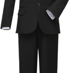 Visaccy Boys Suit Slim Fit - Ring Bearer Outfit Dress Clothes Set - Multiple Colors