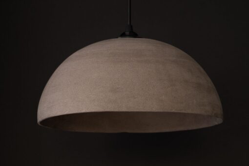 Wabi Sabi Ceramic Pendant Light - 19" Gray Handmade Chandelier - Kitchen Island Lighting - Valentine's Day Item - Image 3