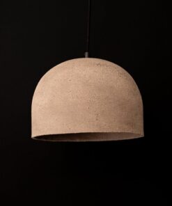 Wabi Sabi Ceramic Pendant Light - Handmade Dome Chandelier Lighting - Rustic Japanese Style
