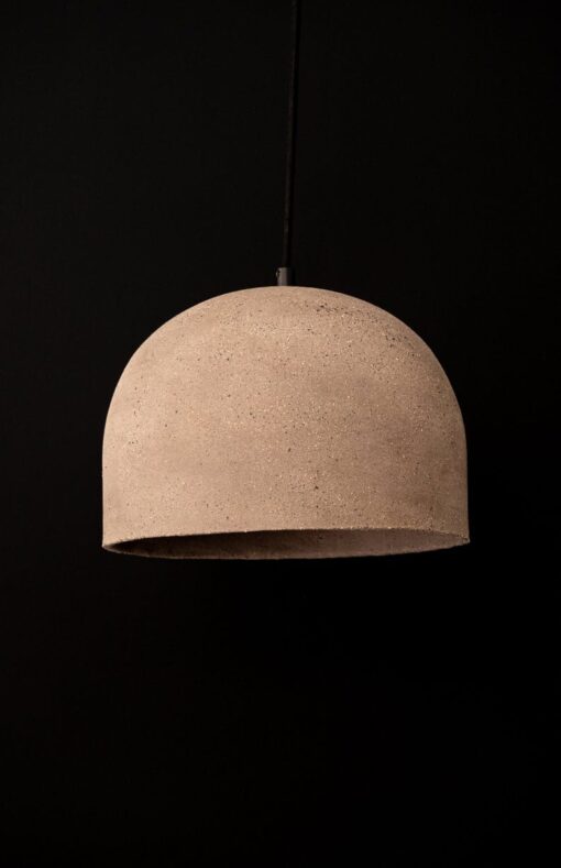 Wabi Sabi Ceramic Pendant Light - Handmade Dome Chandelier Lighting - Rustic Japanese Style