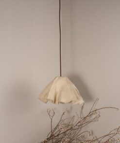 Wabi Sabi Ceramic Pendant Light - Handmade Textured Modern Ceiling Lighting Fixture