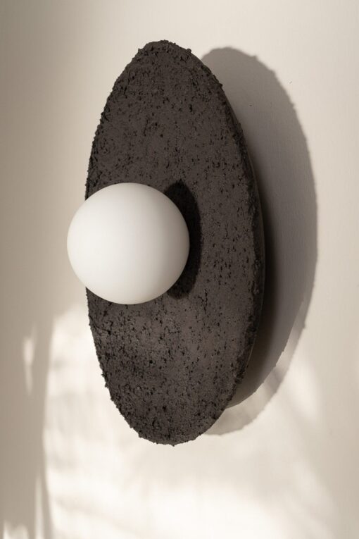 Wabi Sabi Ceramic Wall Sconce - Rustic Farmhouse Lamp - Indoor/Outdoor Bedside Light - Handmade Home Decor - Image 2