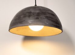 Wabi Sabi Chandelier 19" Natural Textured Stoneware Pendant Light - Handmade Ceramic Lamp