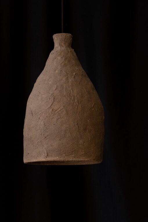 Wabi Sabi Pendant Chandelier - Handmade Brown Amorphous Modern Ceiling Lamp - Mother's Day Item Lighting - Image 3