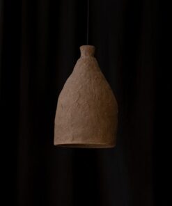 Wabi Sabi Pendant Chandelier - Handmade Brown Amorphous Modern Ceiling Lamp - Mother's Day Item Lighting