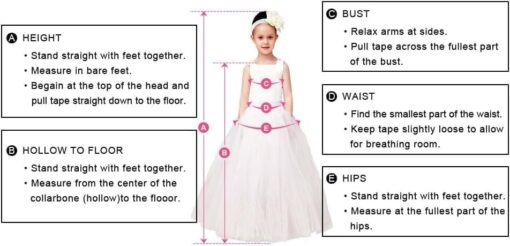 WDE Girls Pageant Dress Long Wedding Communion Prom Ball Gown Flower Girl Dresses - Image 4