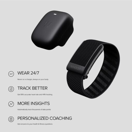 WHOOP 4.0 + 12-Month Subscription - Wearable Health & Fitness Tracker - Monitor Heart Rate, Sleep & Recovery - Image 3