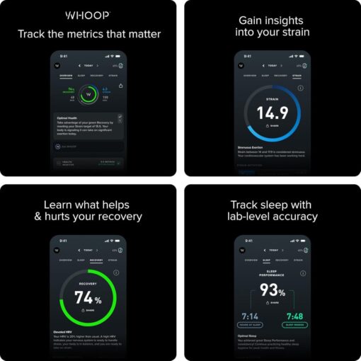 WHOOP 4.0 + 12-Month Subscription - Wearable Health & Fitness Tracker - Monitor Heart Rate, Sleep & Recovery - Image 2