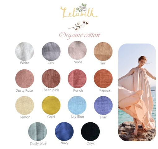 Women's Cotton Nightgown Long Sleeve Maxi Dress - Soft Loungewear Sleepwear Item - Image 4