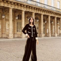 Women's Velvet Winter Suit - Warm & Stylish Loungewear Set