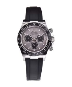 Cosmograph Daytona Stainless Steel Oysterflex with Grey Sunburst Dial