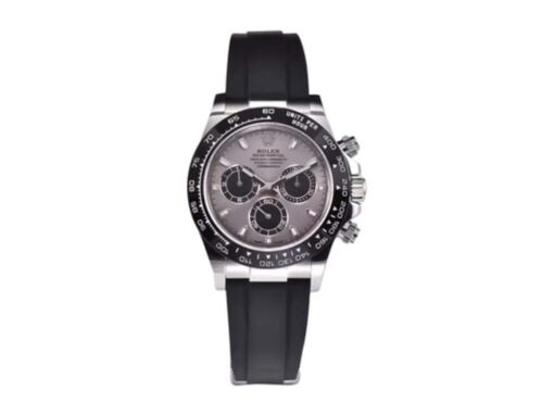 Cosmograph Daytona Stainless Steel Oysterflex with Grey Sunburst Dial