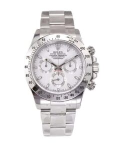 Cosmograph Daytona Stainless Steel with White Dial
