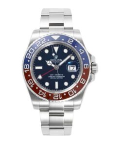 GMT-Master II Stainless Steel 'Pepsi' with Blue Dial (40mm)