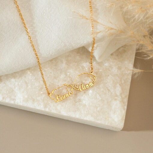 Personalized Dog Name Necklace - Custom Pet Memorial Jewelry - Item for Dog Mom