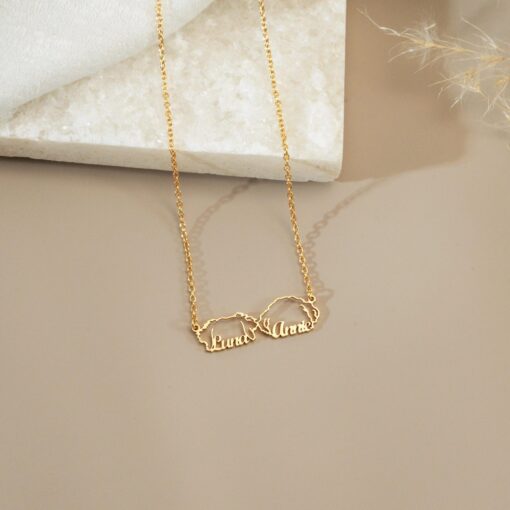 Personalized Dog Name Necklace - Custom Pet Memorial Jewelry - Item for Dog Mom - Image 5