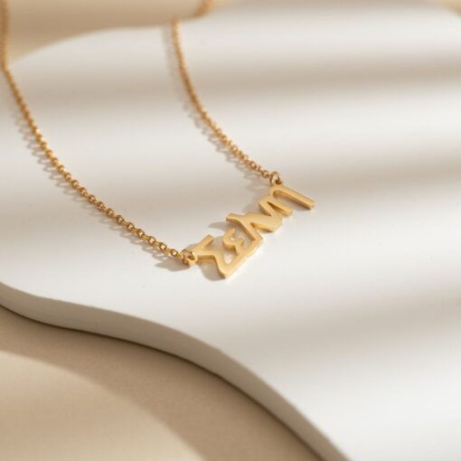 Personalized Greece Name Necklace - Custom Greek Letter Jewelry Item for Her - Image 5