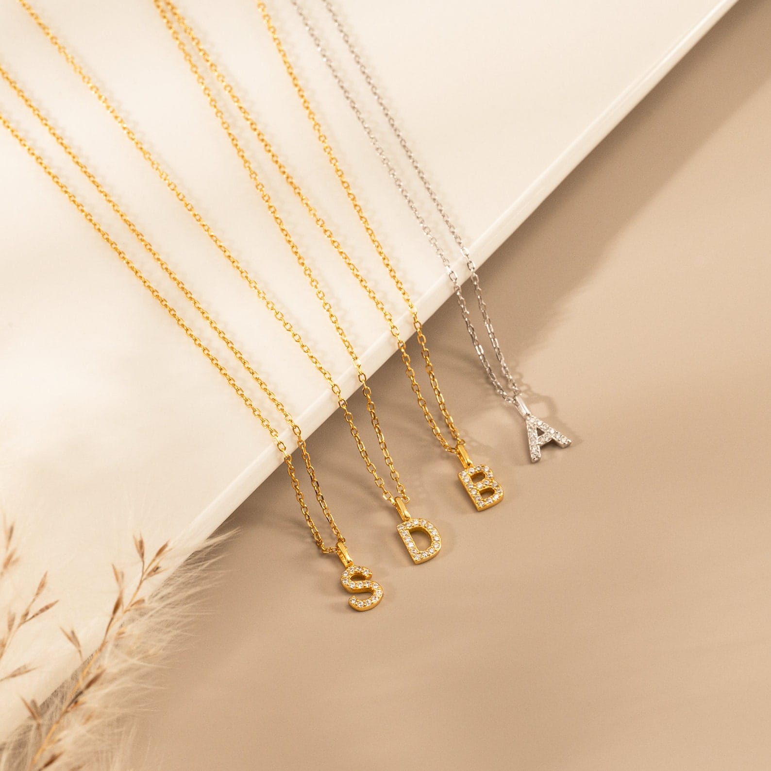 Personalized Initial Necklace - Custom Gold/Silver Letter Pendant - Dainty Minimalist Jewelry - Wedding Item - Image 5
