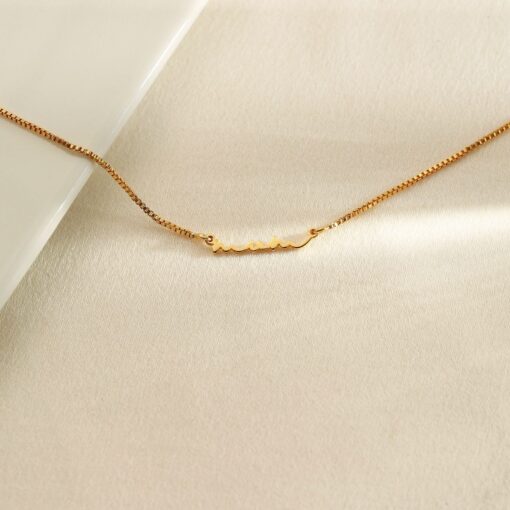 Personalized Mama Necklace - Dainty Gold Name Necklace for Mom - Mother's Day Item from Daughter - Image 3