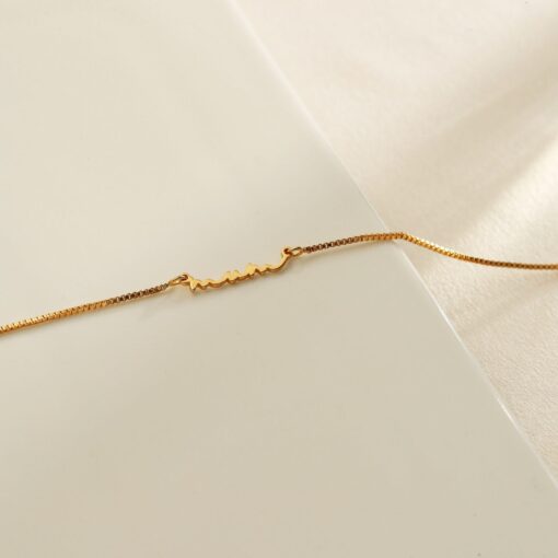Personalized Mama Necklace - Dainty Gold Name Necklace for Mom - Mother's Day Item from Daughter - Image 4