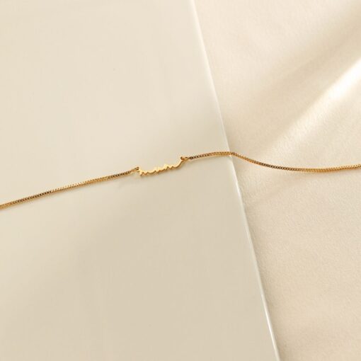 Personalized Mama Necklace - Dainty Gold Name Necklace for Mom - Mother's Day Item from Daughter - Image 2
