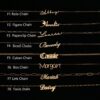 Personalized Name Necklace - Custom Gold Script, Mother's Day Item, Bridesmaid Jewelry